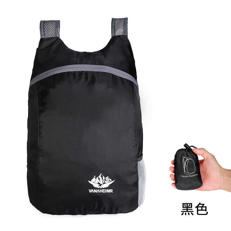 Bolsas de sacolas ao ar livre Saco dobrável Backpack de movimento de alto volume leve à prova d'água Homens de viagem para homens de viagem P230508