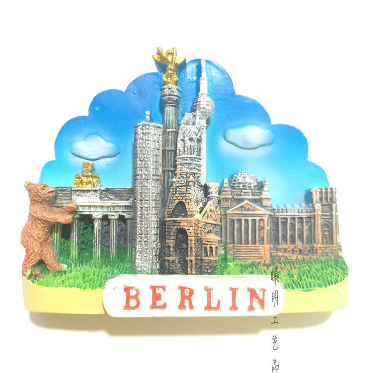 Kühlschrankmagnete Aufkleber Kühlschrank Deutschland Berlin Architektur Antike Tourismus Souvenir Geschenk Kühlschrankaufkleber Sammlung Aufkleber P230508