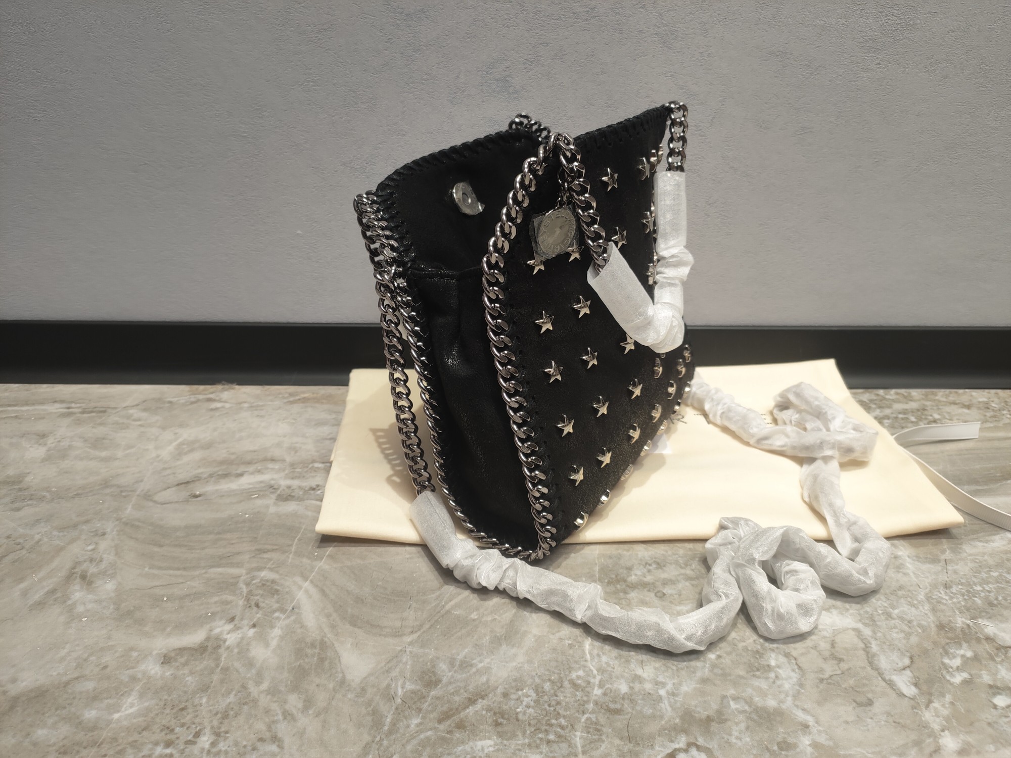 5A New Fashion women Shoulder Bags Stella McCartney PVC high quality leather shopping bag