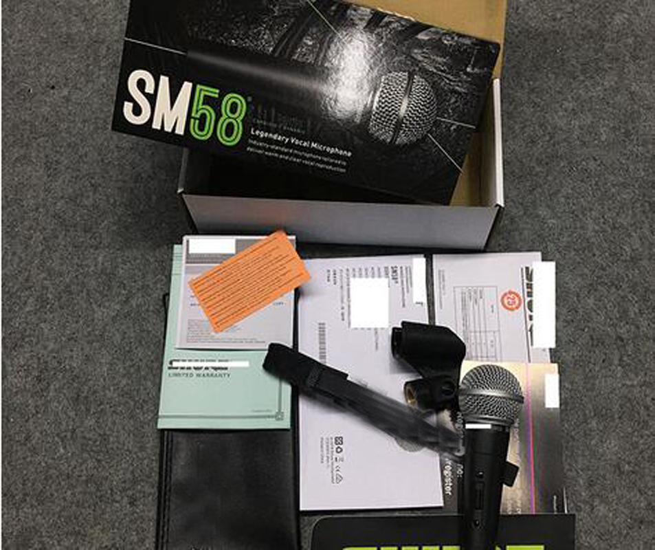 Microfone com fio SM58S SM58LC SM57 de alta qualidade com interruptor Vocal Karaokê Handheld Microfone dinâmico cardioide profissional para reuniões Canto Vs SM58 SM58 LC SM57LC