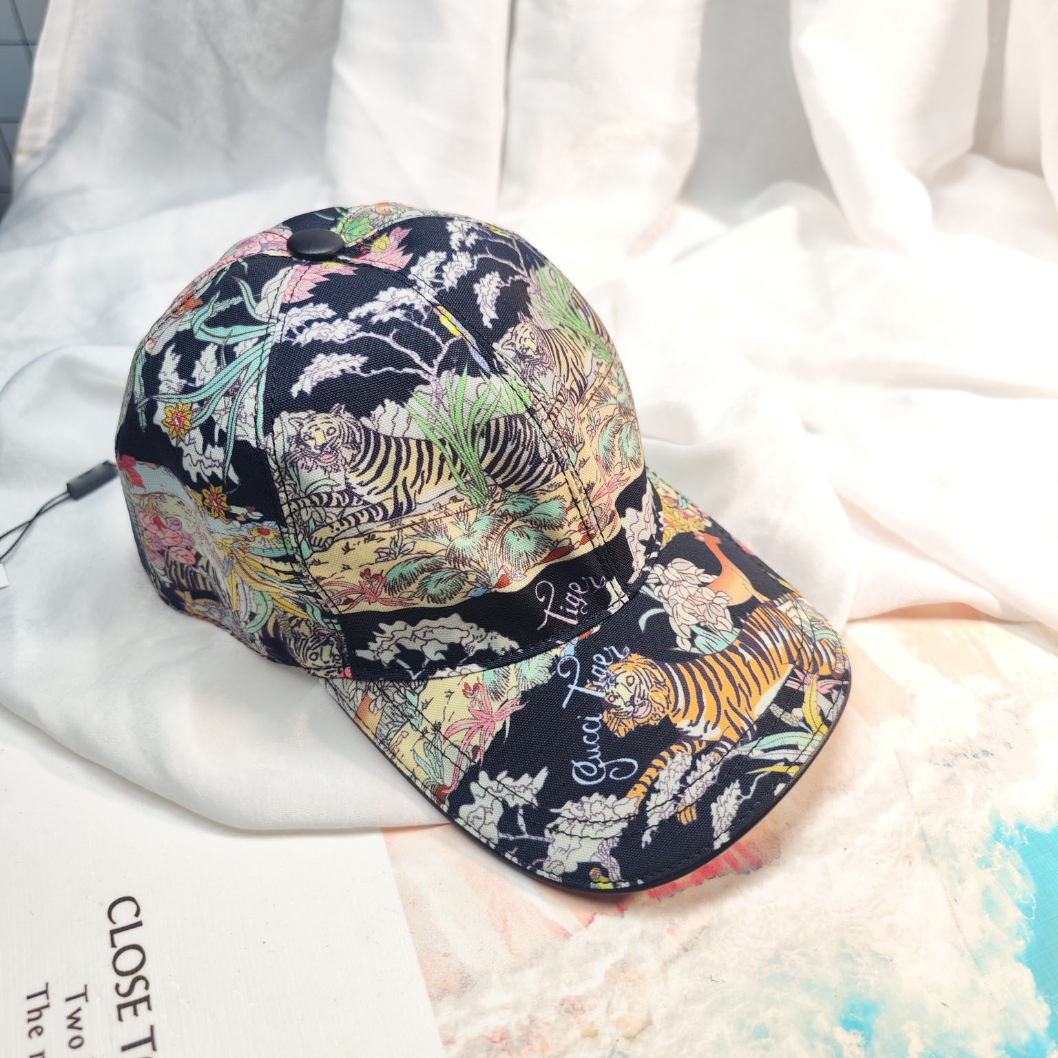Couple Fashion Designer Ball cap Summer Vacation Sports Luxury Tiger Pattern Embroidery casquette