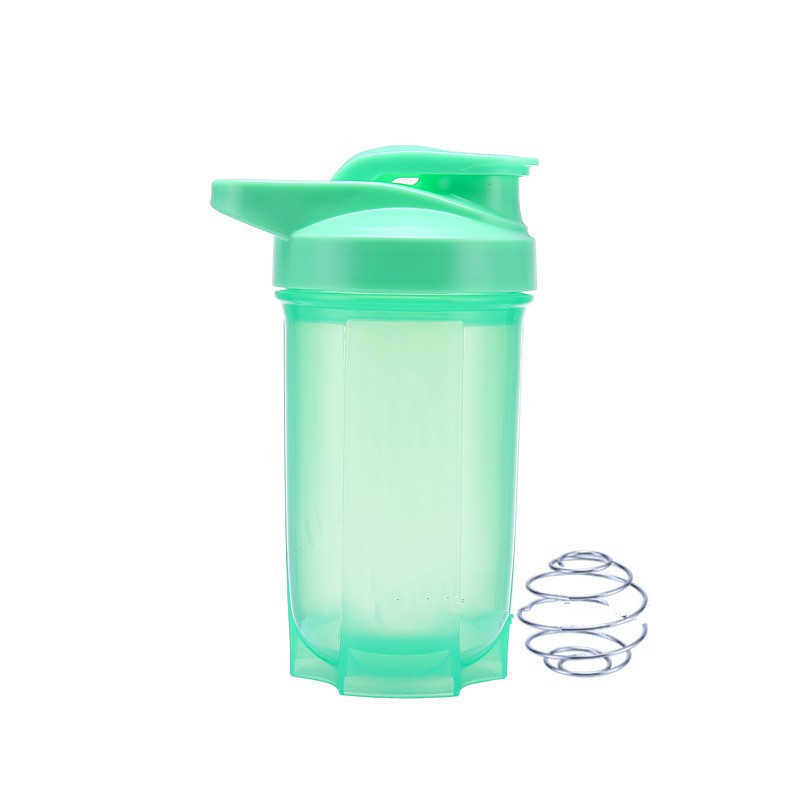 Yeni 500ml Su Şişeleri Kızlar için Plastik Sızıntı Düzeltici Spor Şişeleri Protein Shaker Su Şişesi İçki Çay Su Karıştırma Bardağı