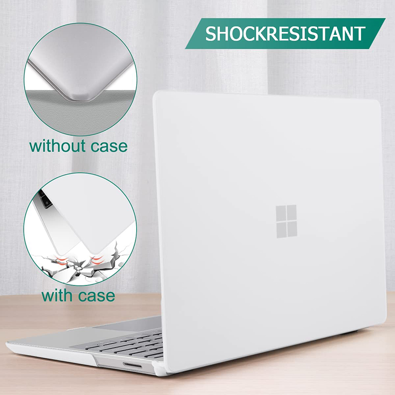 Microsoft Surface Laptop Go 1/2/3/4 12,4 Zoll Mattschutz Harte Vorderseite Rückseite Ganzkörper-Laptop-Hüllen Shell Cover