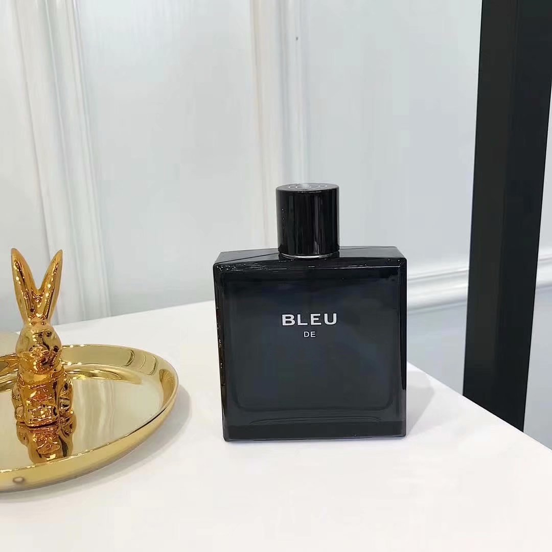 Designer brand Blue Eau De Parfum Men's Perfume Fashion Perfume Cologne 100ml original smell long time lasting high quality fast ship