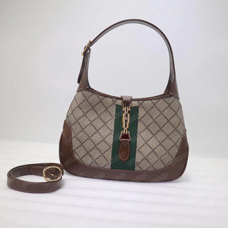 Femmes Designer Luxe Jackie 1961 Petit Hobo Sac à bandoulière à main 637092 Huhhg Secondhand Sherry Line Mini 2WAY Shopping Tote Bags 2305082BF