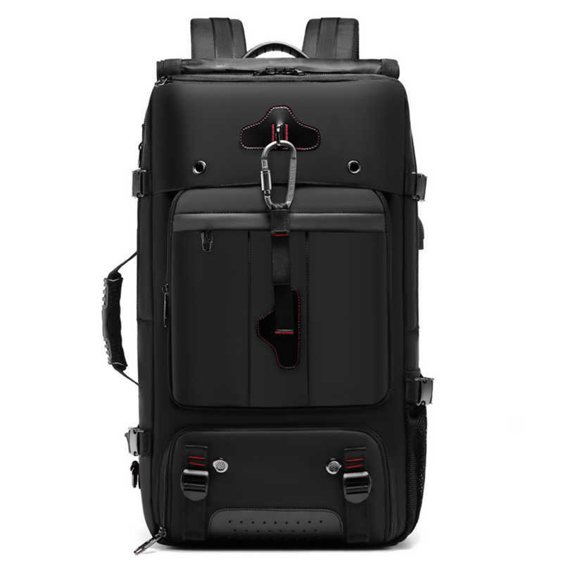 Ryggsäck packar nya mäns resväska resväska ryggsäck stor kapacitet bagagepåse multifunktionell vattentät utomhus bergsklättring väska mochilas p230508