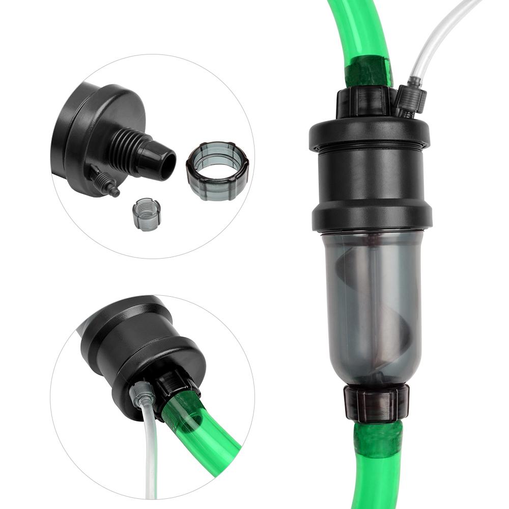 المعدات Nicrew Aquarium CO2 Diffuser خارجي atomizer atomizer خارجي من نوع التوربينات التفاعل للنباتات ملحقات حوض السمك أسماك السمك