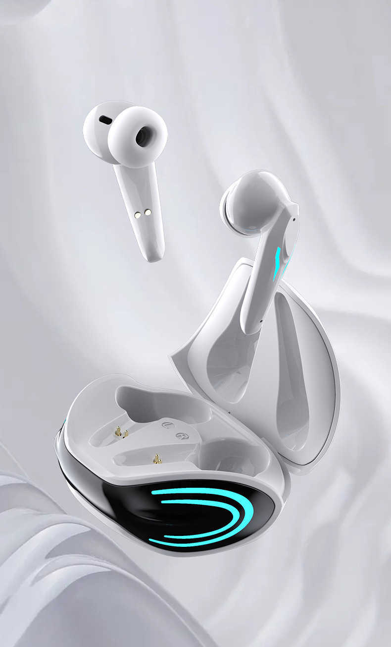 K68 Trådlös Bluetooth -headset Nytt öronpropp Stereo ANC Enc Dual Drop Dry Game Bluetooth Headset