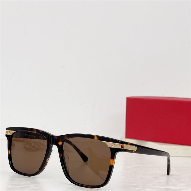 Yeni Moda Tasarımı Kare Güneş Gözlüğü 0223S Klasik Asetat Çerçevesi Basit ve Popüler Stil Çok yönlü dış mekan UV400 Koruma Gözlükleri