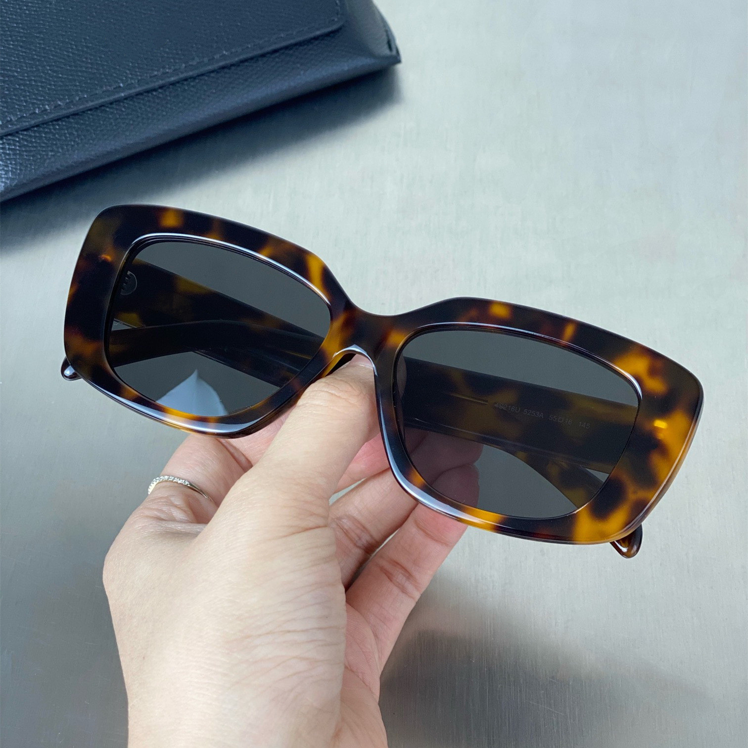 2023 neue Mode Retro-Katzenaugen-Sonnenbrille für Damen CE's Arc de Triomphe ovale französische High Street267k