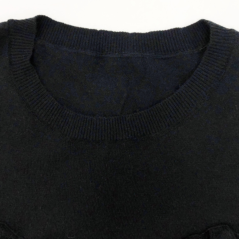 319 2023 летняя бренда по взлетно -посадочной полосе и то же стиль свитер с короткими рукавами.