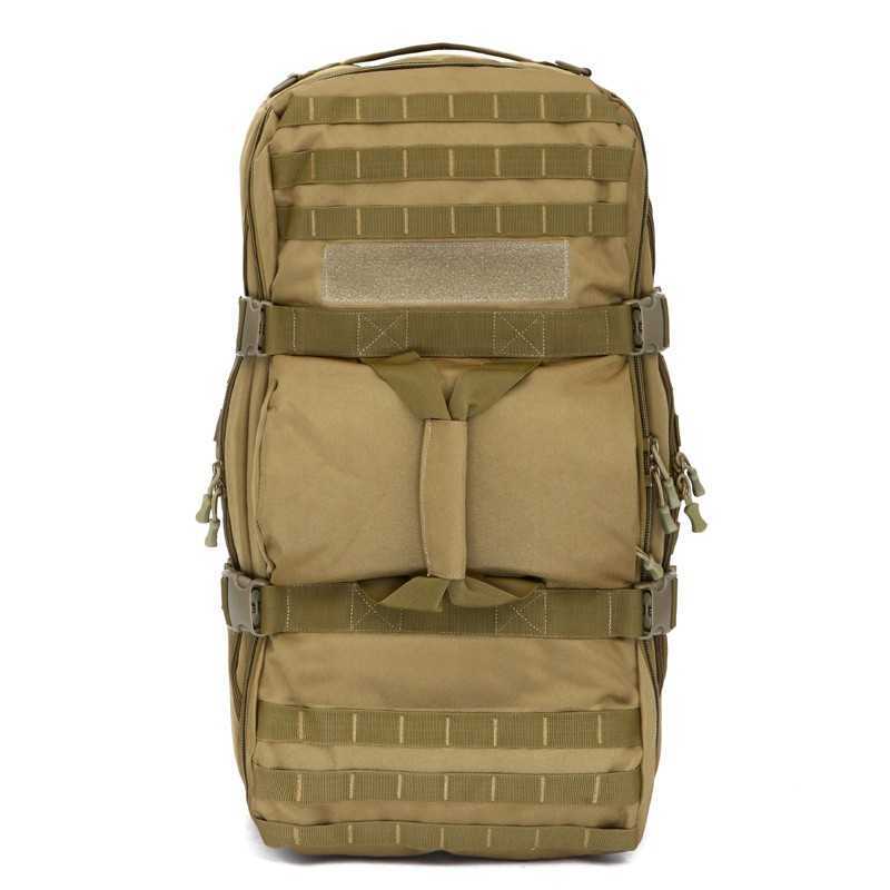 Torby na zewnątrz taktyka wojskowa plecak 60L Duża pojemność wielofunkcyjna mężczyźni podróżne torba z plecakiem wodoodporne nylonowe torba na ramię p230508