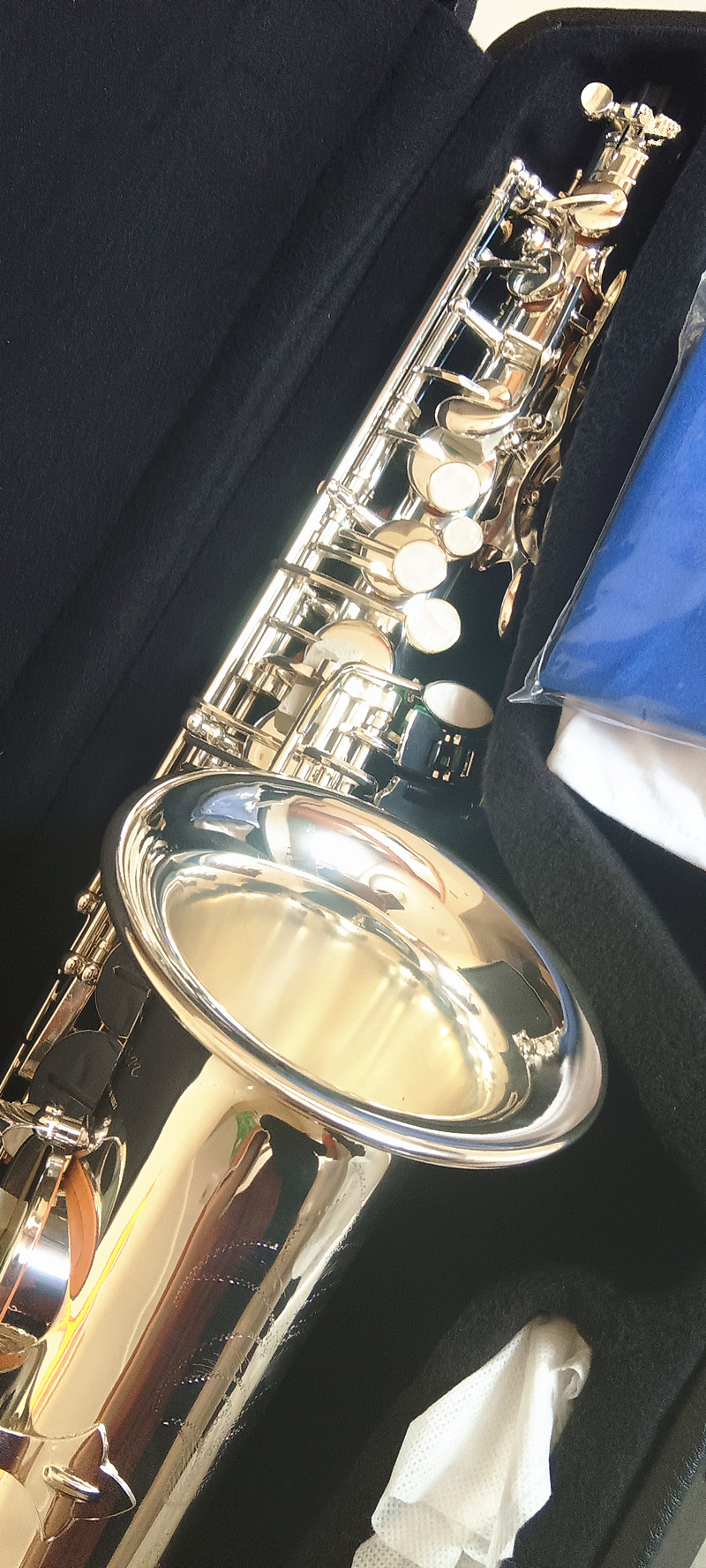 Japan varumärke Bästa kvalitet Silverna Alto Saxophone Yas-82Z Alto Sax E-Flat Music Instrument med munstycke Professionella Aeccessaries Leather Boxs