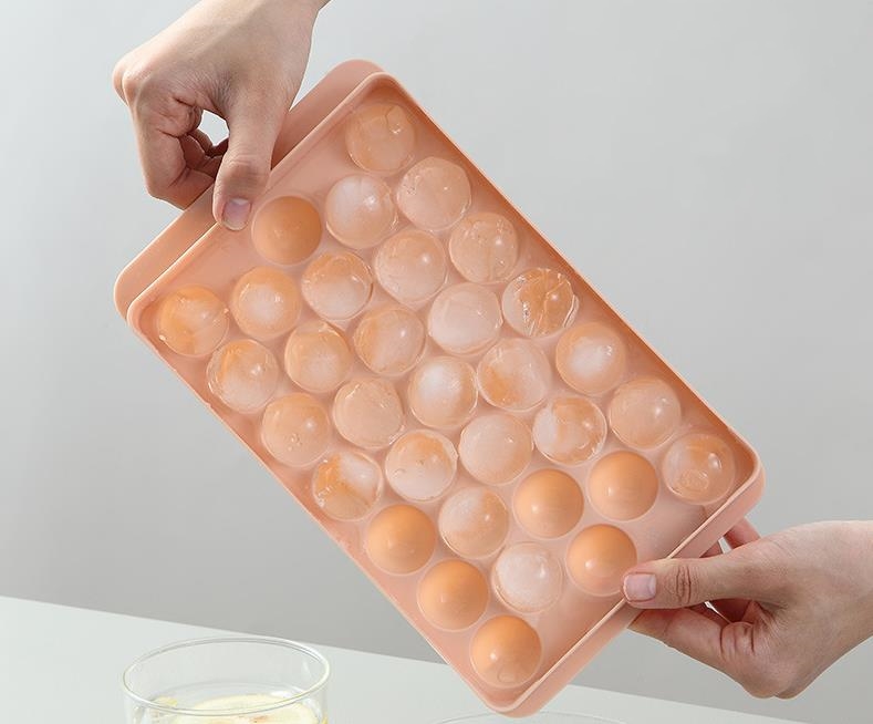 Dondurucu Mini Circle Ice Cube-Tray için Yuvarlak Buz Küp Tepsi Ice Ball Maker kalıp X Sphere Buz Soğutucu Kokteyl Viski Çay Kahvesi SN776