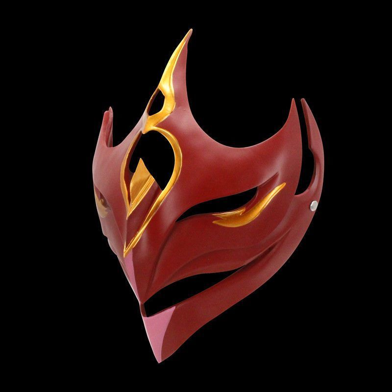 Party Masks High End Game Genshin Impact Childe Tartaglia Cosplay Harts Mask Props Cosplay Costume Mask Halloween Comic Con Party Dress Up 230509