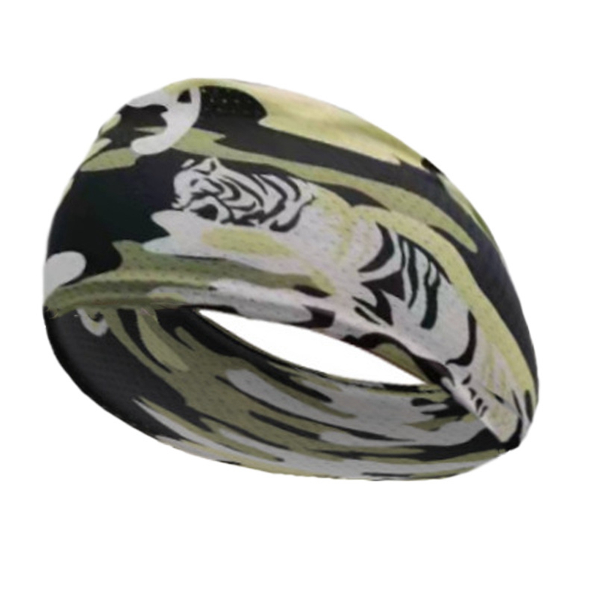 Nowe męskie sportowe opaska na głowę biegnącą fitness Absorbing Headband Camo Elaste Oddychający opaska do włosów