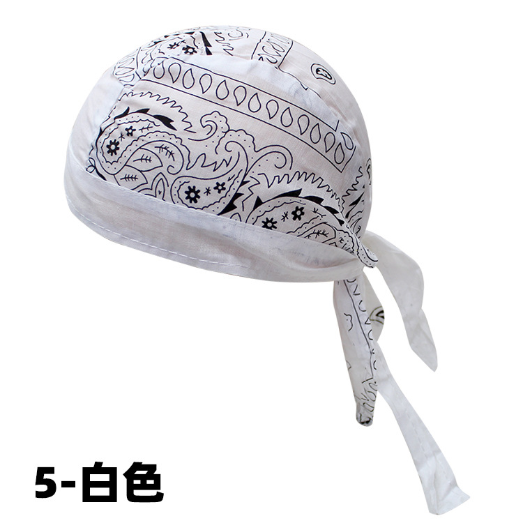 Pirate Bandana chapeau rosée chiffon coton chapeaux hip-hop chapeau anti-transpiration bonnet casquette crâne pour hommes femmes 35 couleurs nouveau