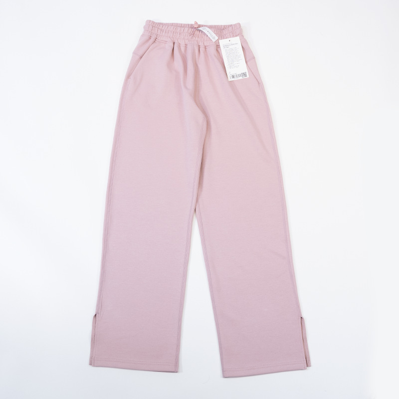 LL-066 Pantaloni a zampa d'elefante Abbigliamento da yoga da donna Pantaloni a fessura da corsa Esercizio Pantaloni a vita alta adulti Abbigliamento fitness Pantaloni larghi elastici ragazze Abbigliamento sportivo