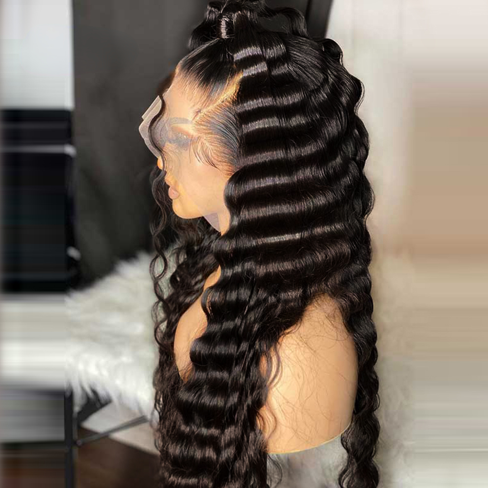 HD Hoogtepaard Pruik 360 Volledige kant Frontale Haarpruiken Braziliaanse slijtage Go Glueless Wig Honey Blonde Pruiken Body Wave Synthetische kant Voorpruik