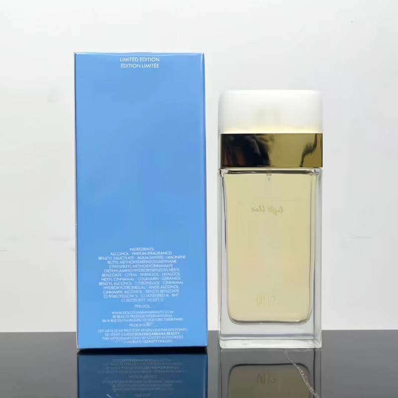 100ml 3.3OZ Hot selling Women's Perfume Light Blue Eau de Toilette Fragrance Perfume For Women High Quality OEM Fast Ship present