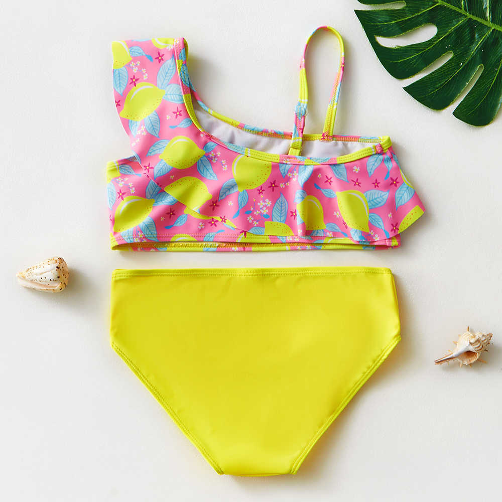 2022 3-10 Girls' Bikini Set Biquini Baby Children's Swimwear P230602