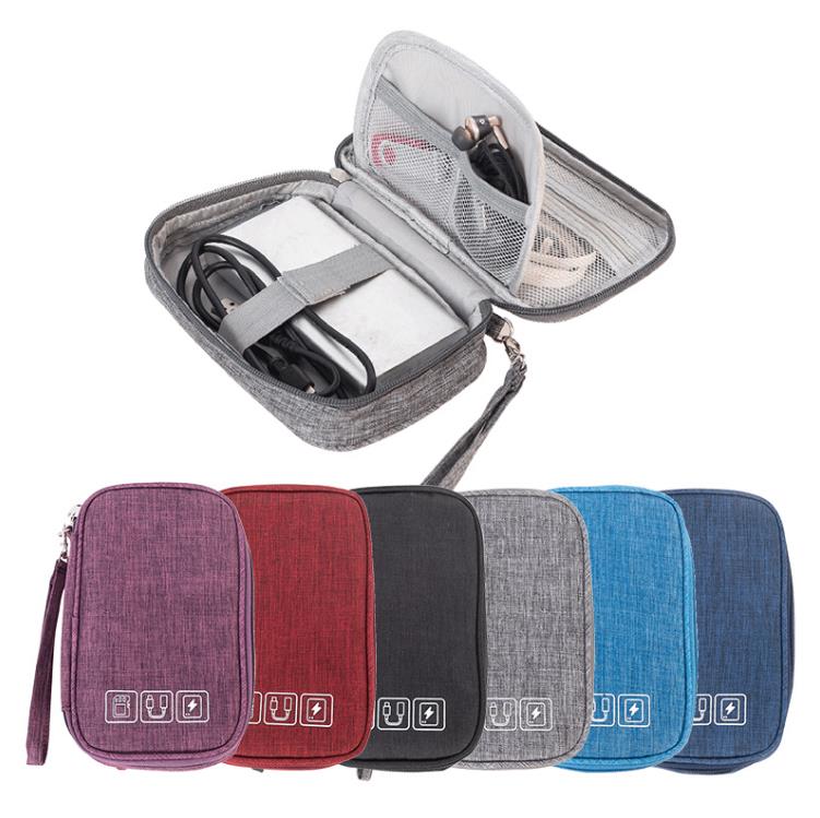 Portable Cable Digital Storage Bags Organizer USB Gadgets Wires Charger Power Battery Zipper Cosmetic Bag Case Accessories SN768