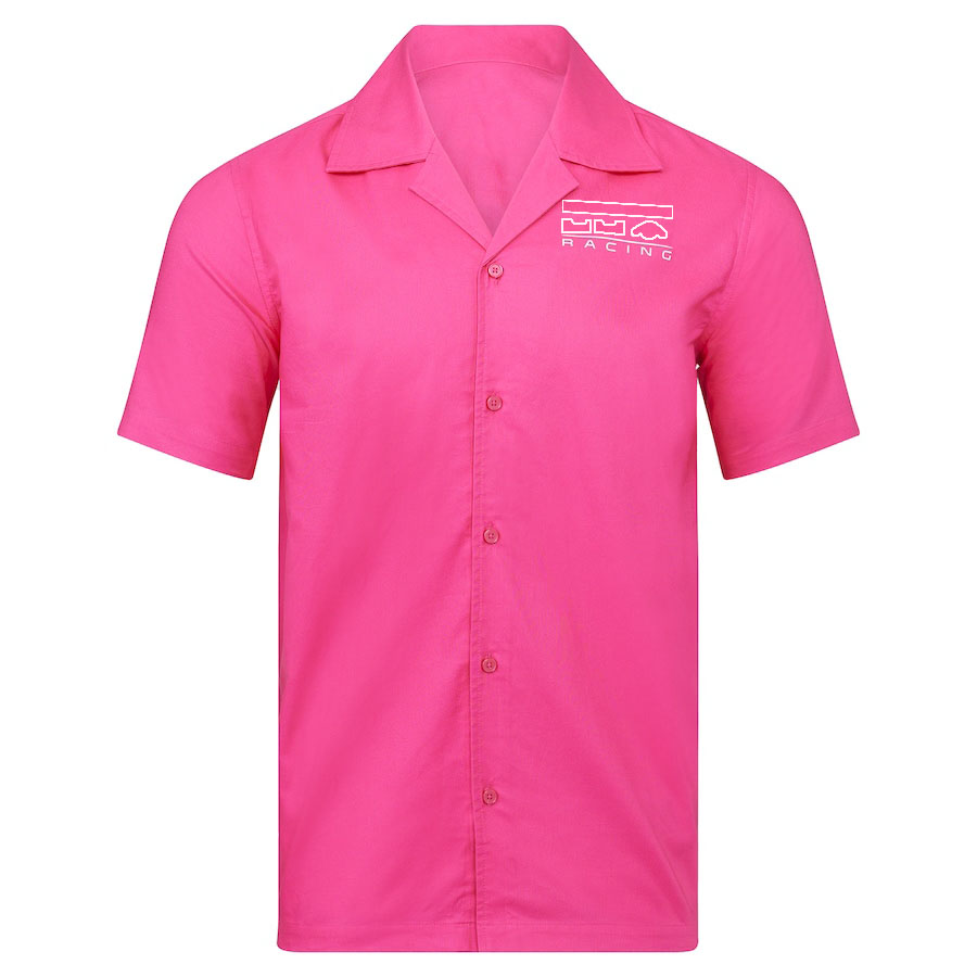 2023 F1 Red Team Shirt Fórmula 1 Marca oficial Camisas casuales para hombres y mujeres Diseñador de moda de verano Playa Hombres Polo Camisa con cuello