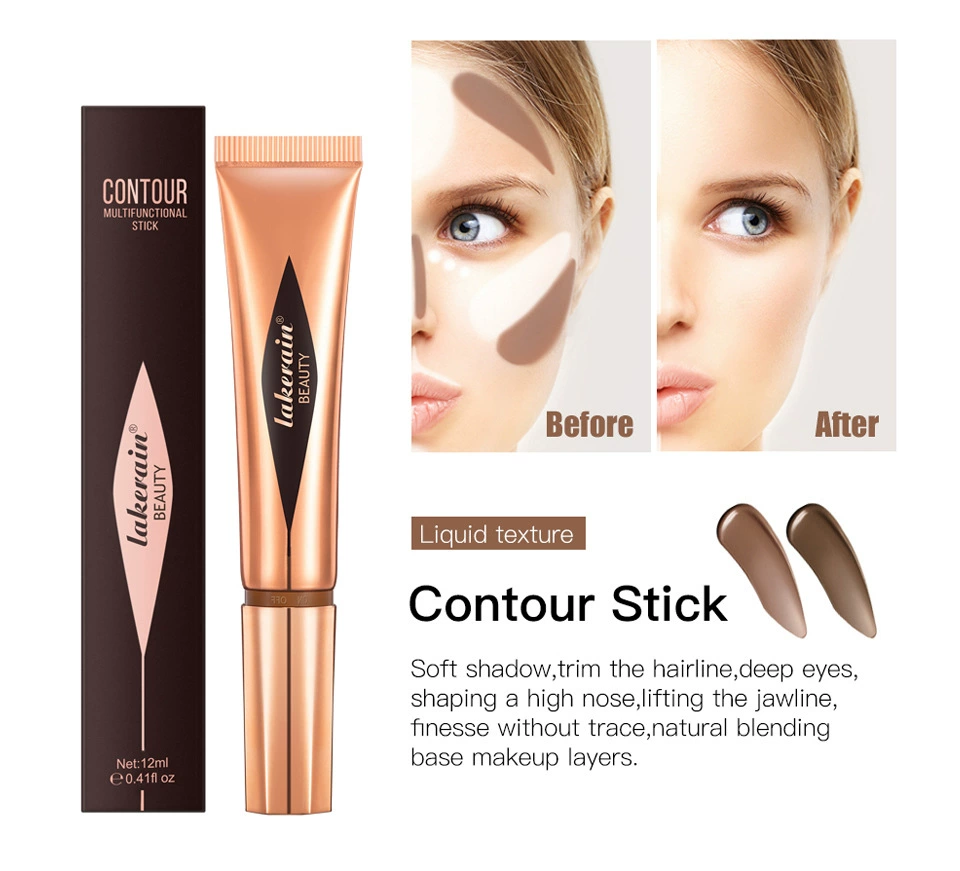 Maquillage Lakerain surligneur Contour Stick visage Blush yeux surbrillance correcteur beauté bâton multifonctionnel