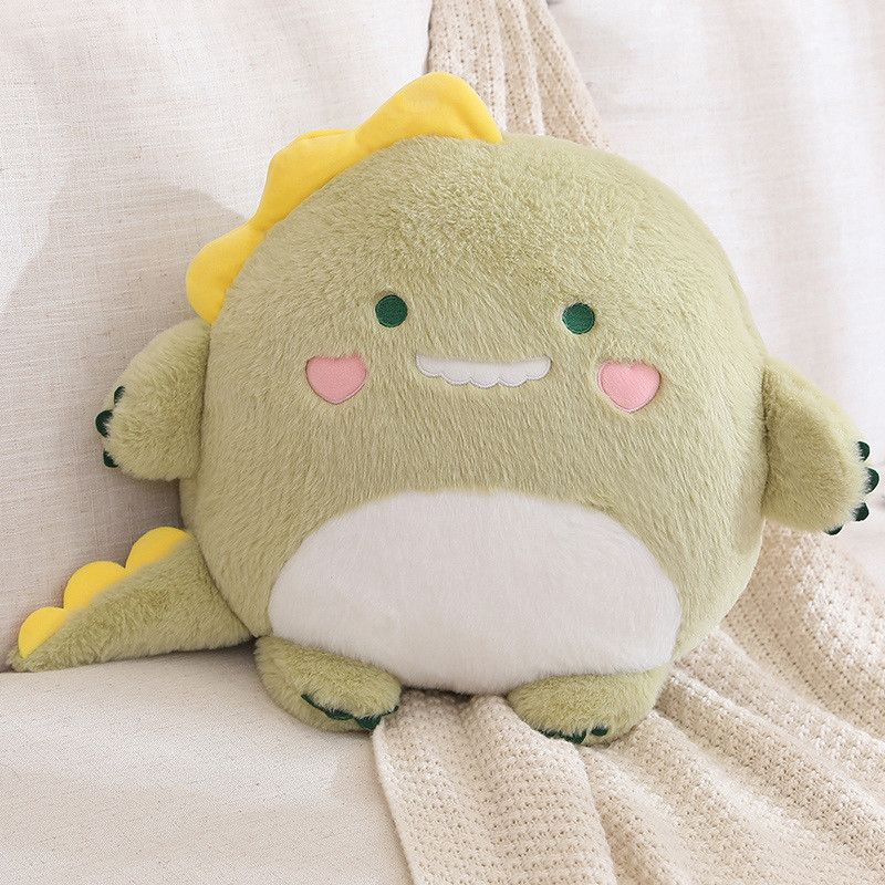 35CM Cartoon Plush Pig Frog Dinosaur Koala Plush Toys Kawaii Animal Pillow with Blanket Sofa Back Cushion Nice Decor Gift