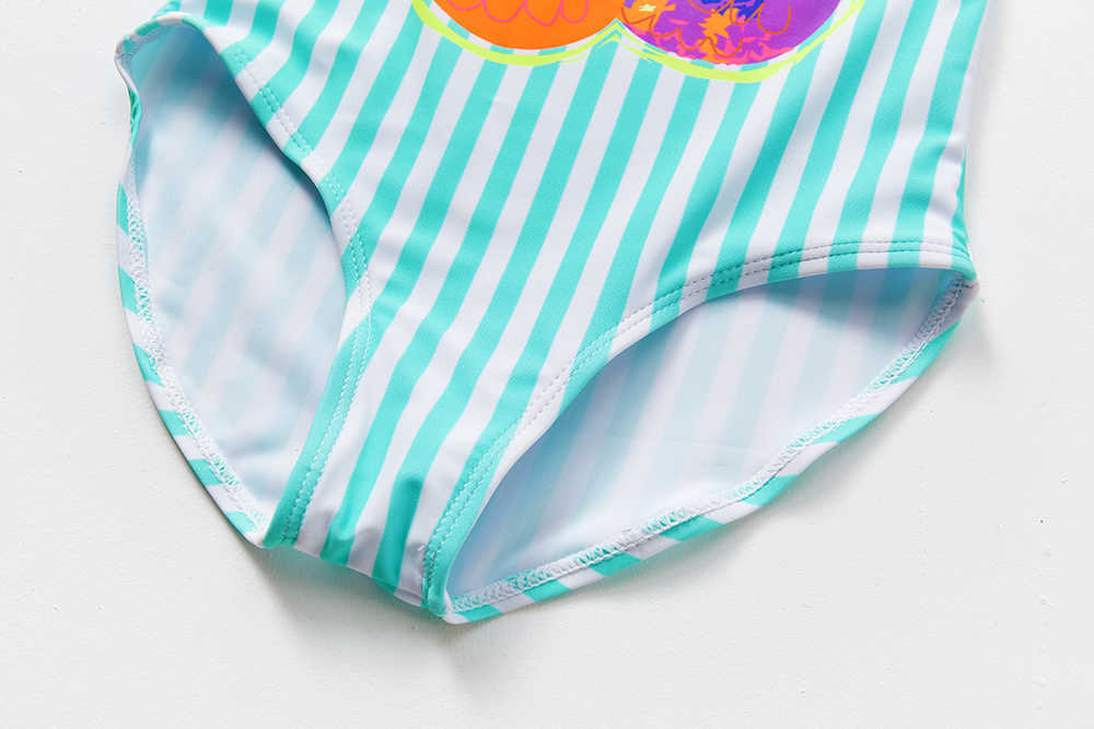 Maillots de bain pour enfants 1-8 ans bébé ananas imprimé fille un maillot de bain de plage pour enfants bikini P230602