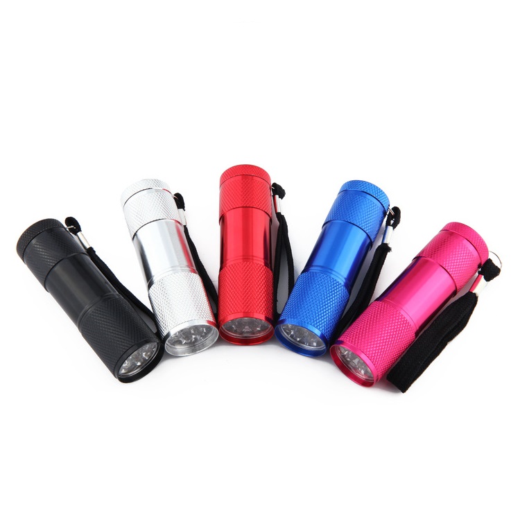 Buitencamping zaklampen draagbare UV 395 nm lampen 9 LED Mini LED -zaklampen Super Bright LED Torch Light