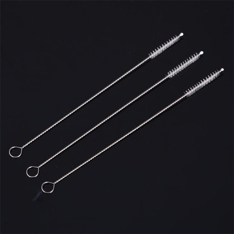 Various Size 175mm Straws brush bottle Cleaners Stainless steel Cleaning Brush nylon brush Drinking Pipe Cleaning Brushes 4817