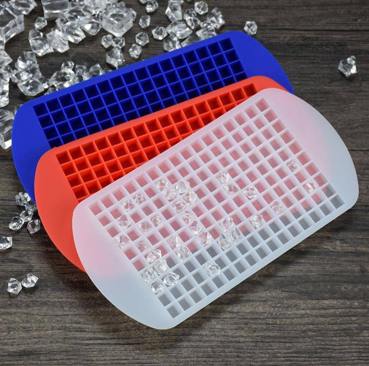 160 Ice Tray Ice Cubes Frozen Mini Cube Silicone Mold Maker For Kitchen Bar Party Drinks Mold Tray Pudding Tool SN771