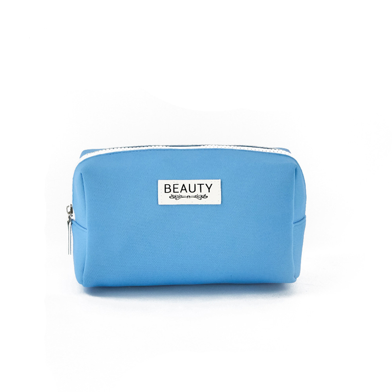 Cosmetic Bags Women Polyester Letter Prints Large Capacity Waterproof Solid Wash Storage Bag Mix Color