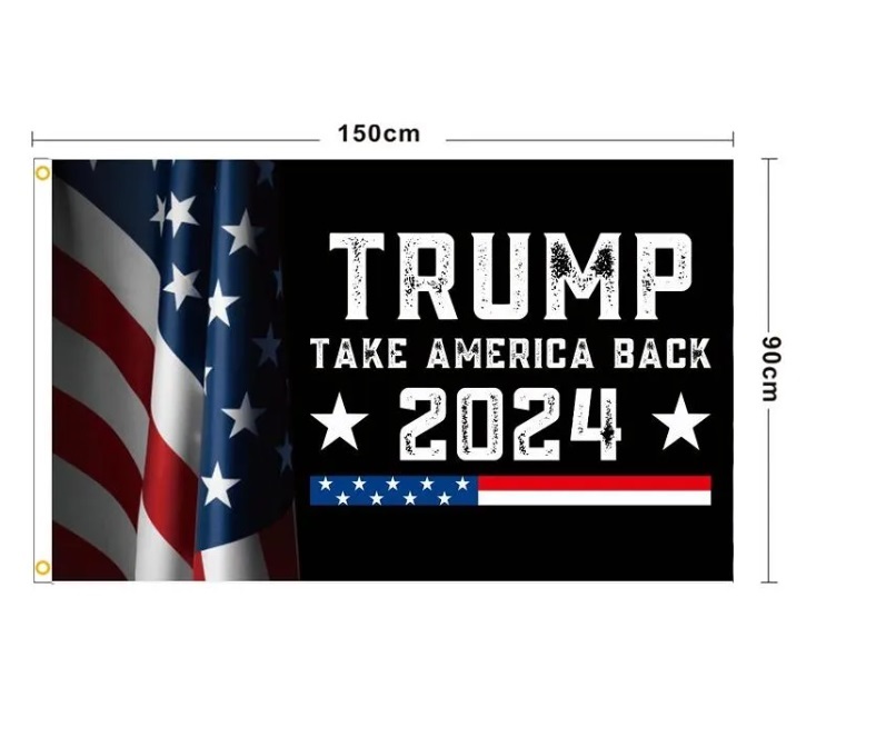 He Will Be Back Flags Banner 3*5 FT Donald Trump Flag 2024 Election Flags The Revenge Tour 150*90cm DH23-112