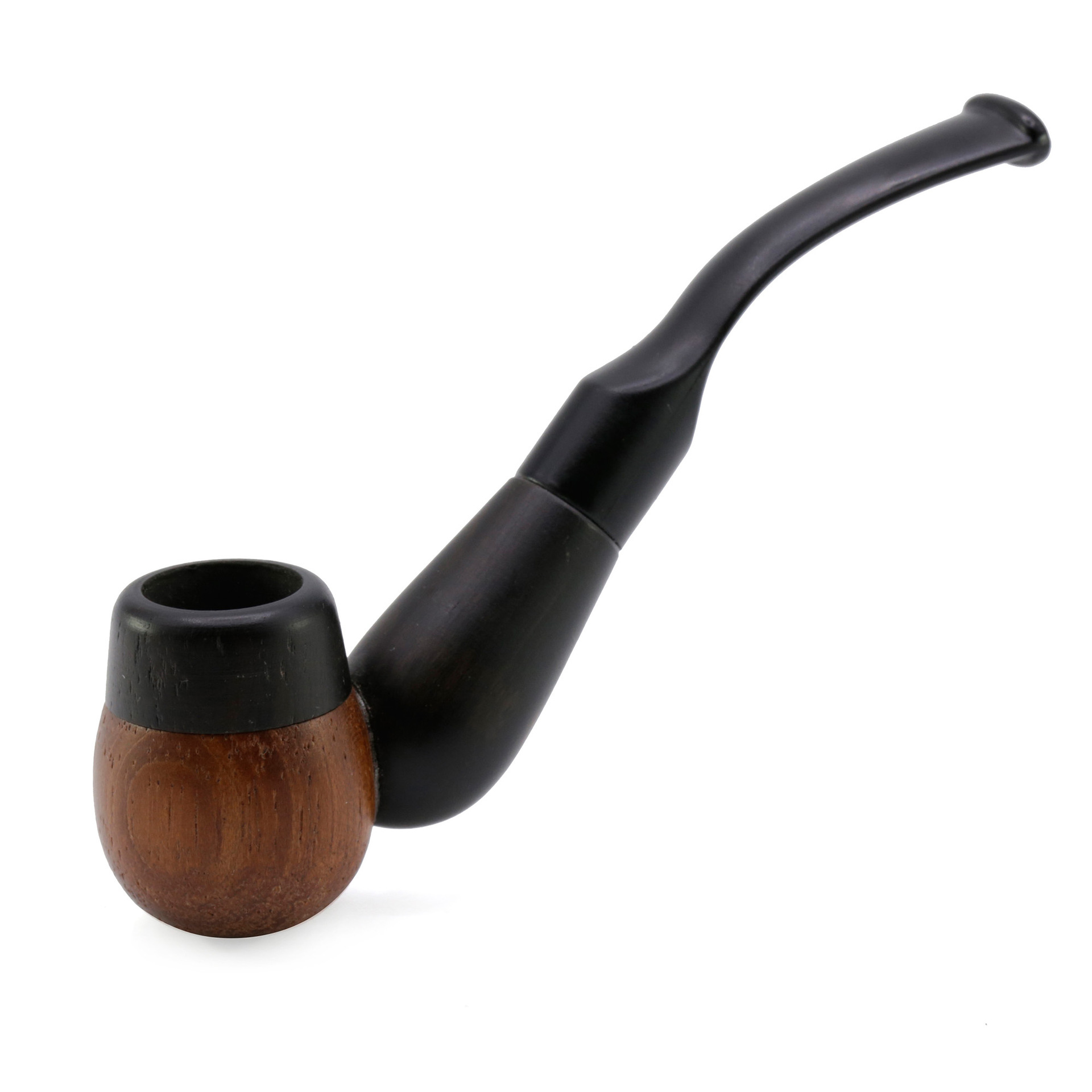 Smoking Pipes Black sandalwood 103MM mini curved pipe smoking set