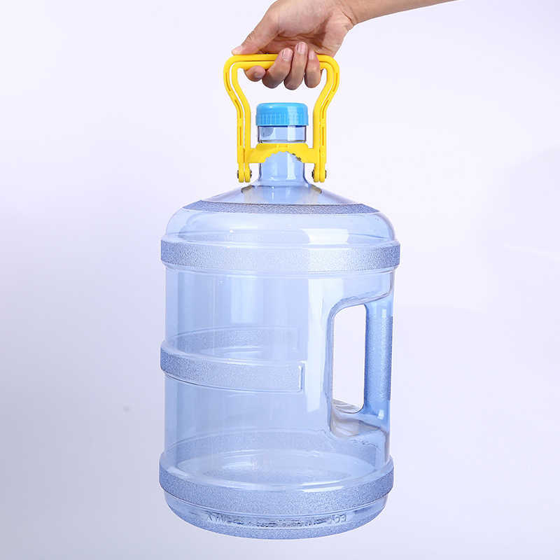 Upgraded Plastic Bottled Water Handle Energy-saving Thickened Double Barrel Portable Lifting Handle Yellow Blue PP Material