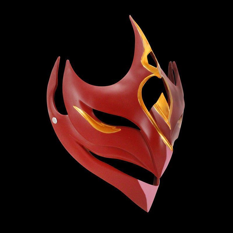 Party Masks High End Game Genshin Impact Childe Tartaglia Cosplay Harts Mask Props Cosplay Costume Mask Halloween Comic Con Party Dress Up 230509