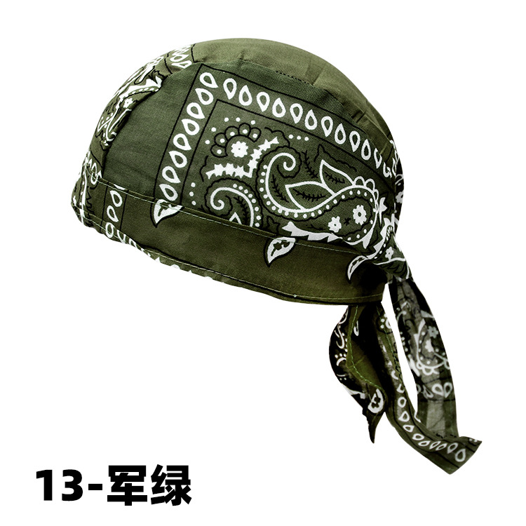 Pirate Bandana chapeau rosée chiffon coton chapeaux hip-hop chapeau anti-transpiration bonnet casquette crâne pour hommes femmes 35 couleurs nouveau