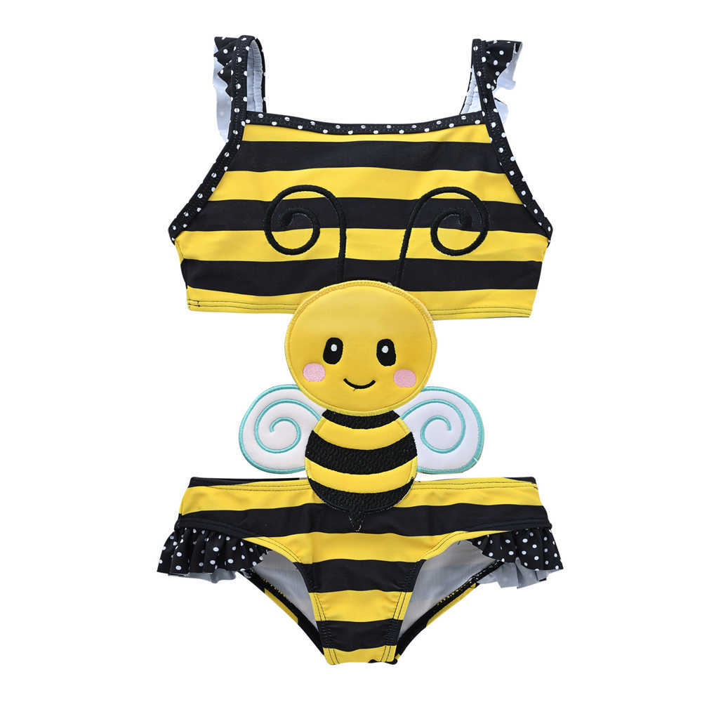 Children's Swimwear Peuter baby Babymeisjes Swimwear Watermeloen zwempak Zwemmen Beach Badini Bikini Leuke zomer uit één stuk zwembaby Baby Over het algemeen P230509