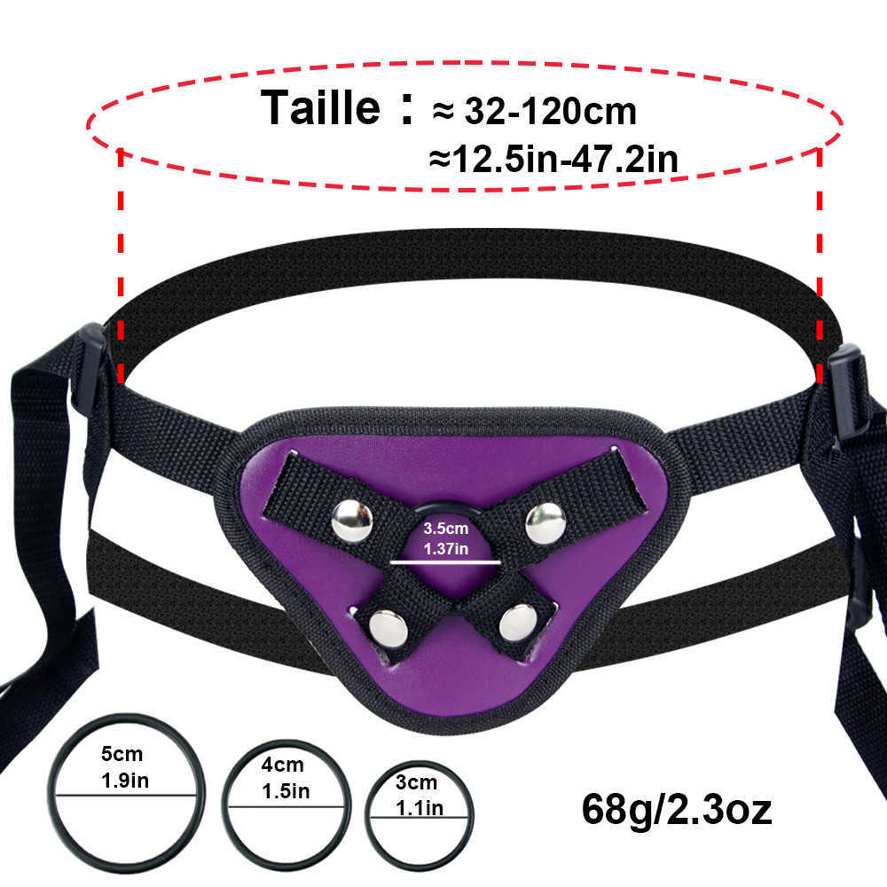 Lesbian Strap-on Dildo Pants Adjustable Belt Harness For Women Gay Panties With O-Rings Sex Toys Adult Games Erotic Accessories