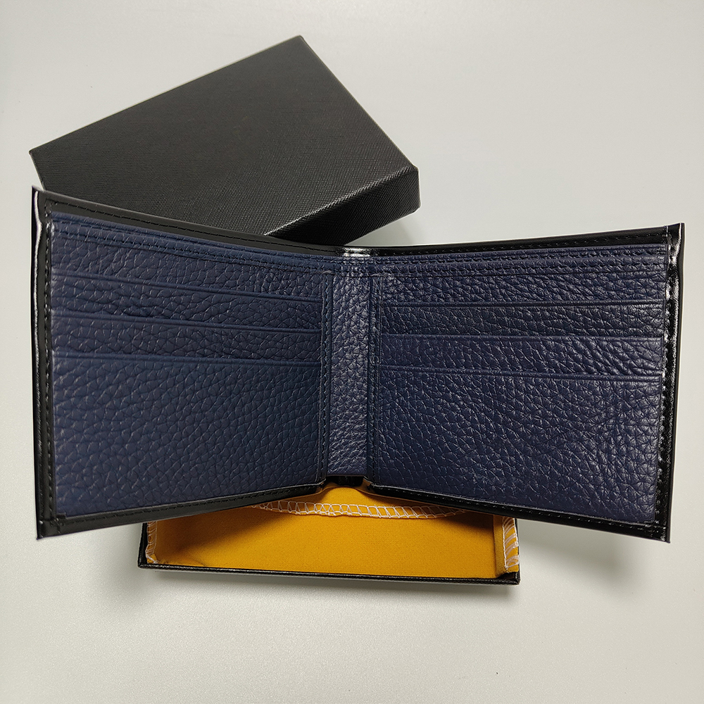 man brand wallet luxury business card holder thin cardholder fashion handbag red blue leather fold pocket card holder passport bag5491682