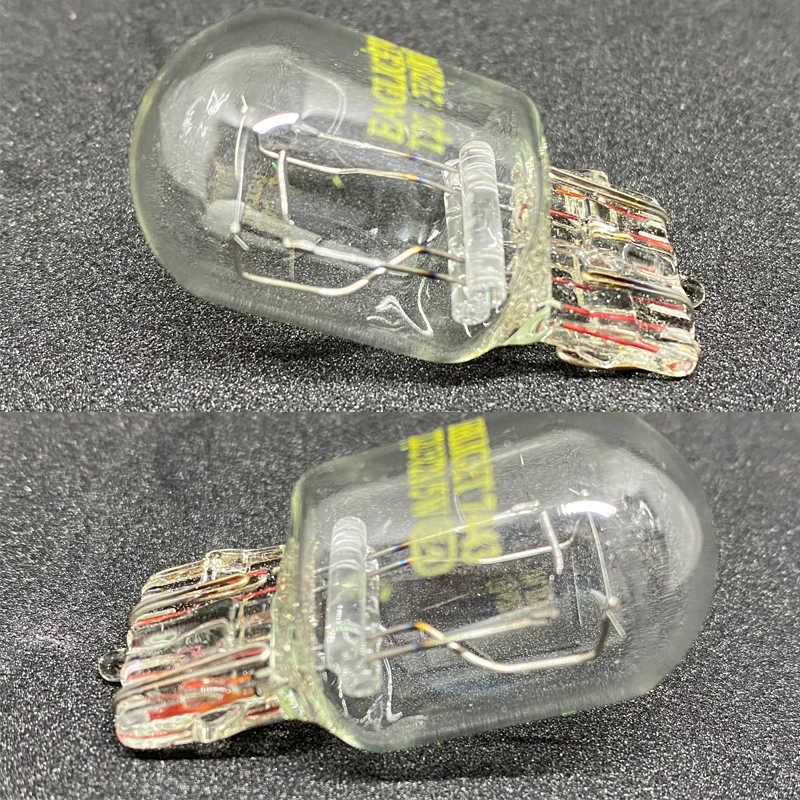 New car T20 7443 LED 7440 halogen lamp 12v w21/5w warm white brake bulbs Tail Light Stop Light Rear Turn Signal DRL 12v