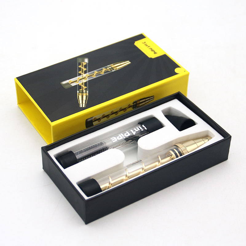 Smoking Pipes Glass pipe with cleaning strip, detachable, portable long cigarette holder, cigarette set