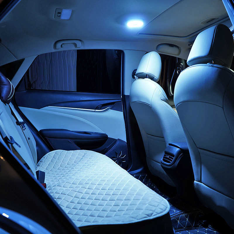 Nuova luce di lettura a LED tettuccio auto Lampada interni auto portatile senza fili Ricarica USB Tipo di tocco Magnete Luce notturna auto a soffitto Universale