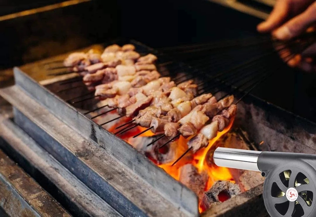 Fã de churrasco ao ar livre fã de ar do soprador de ar portátil BBQ Bellows Ferramentas de Ferramentas de Piquenique Acessórios para Campo