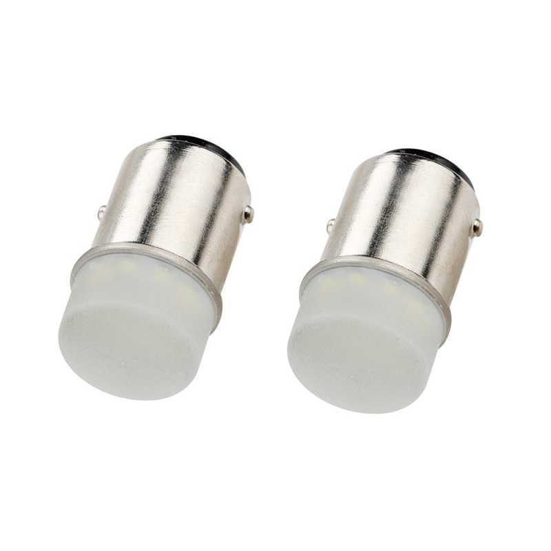 Nuovo 1 PZ P21 / 5W Ba15S 1156 Lampadina LED PY21W BAY15D 1157 Indicatore di direzione 12V 7000K Bianco Super Bright Car Retromarcia Frenata Lampadine ambra