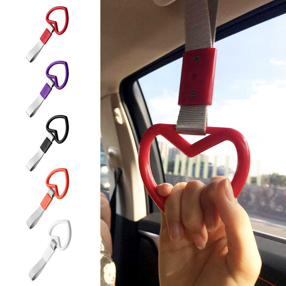 New Tsurikawa Ring Heart JDM Train Bus Handle Hand Strap Drift Charm Strap Drift Warning Ring for Car Rear Bumper Supplies