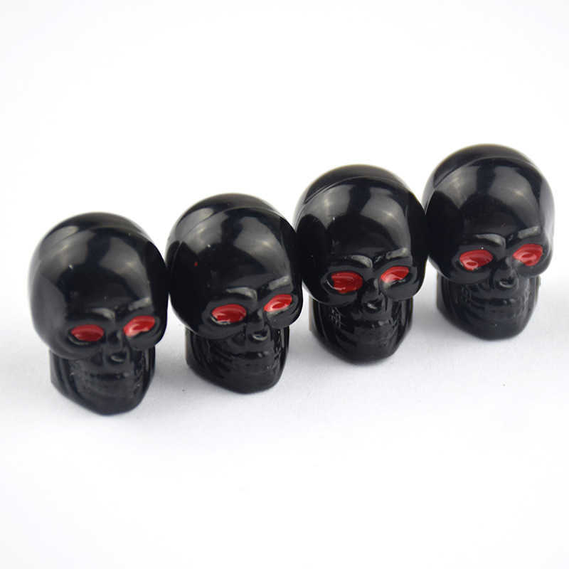 Universal Car Skull Style Antirust Copper Core Motorcycle Bike Car Wheel Tyre Tires Valve Stem Caps car accessories