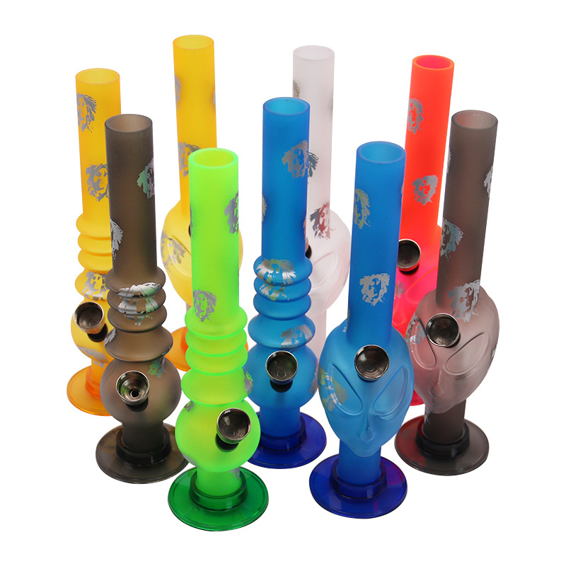 Pipas de fumar Multi color y patrón múltiple cachimba transparente tetera desmontable lavable cachimba tetera